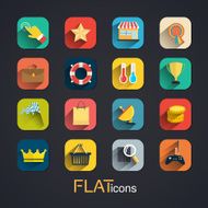 Modern flat icons vector collection N7