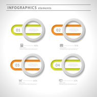 Business infographics elements Modern design template Abstract web layout N17