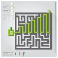 Maze Business Infographic Design Template N2