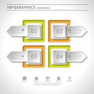Business infographics elements Modern design template Abstract web layout N18