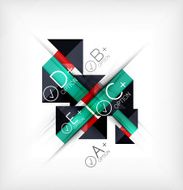 Infographic geometrical shape abstract background N57