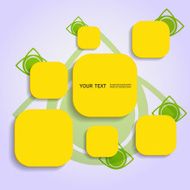 vector yellow squares