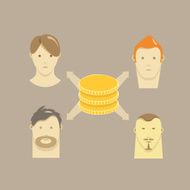 distribution of money