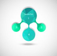 metaball colorful round diagram infographics N167