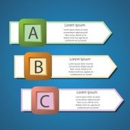 info graphic arrows structure