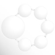 business options circle diagram layout Vector illustration