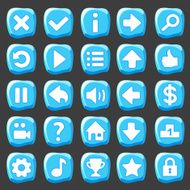 Ice game buttons