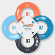 Abstract Paper Infographics N11