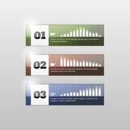 Infographics Steps with the data diagram N2