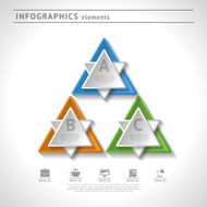Business infographics elements Modern design template Abstract layout N5