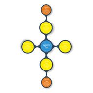 colorful round diagram infographics N23