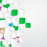 Abstract paper or clean background vector illustration