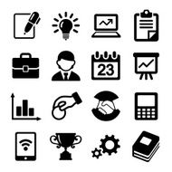 Business icons management and human resources N2