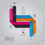 Minimal infographics design N36