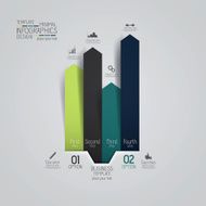 Minimal infographics design N37