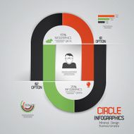 Minimal infographics design N39