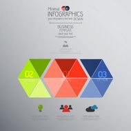 Minimal infographics design N42