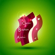 Colorful bright light shiny option banner N5