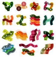 Set of option lines modern templates