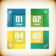 Modern flat infographic design N3