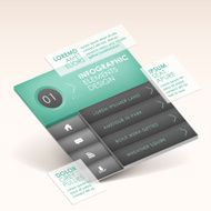 abstract 3d interface infographics N5