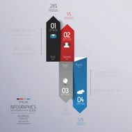 Minimal infographics design N43