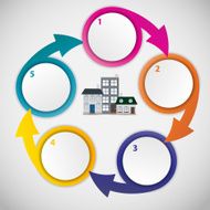 Town infographic template business concept vector illustration N14