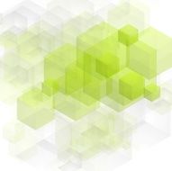 Bright green tech design