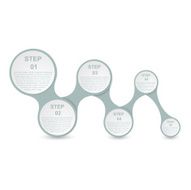 Business paper infographic Modern design element N2
