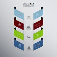 Minimal infographics design N44