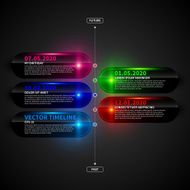 Abstract infographics banner design N68