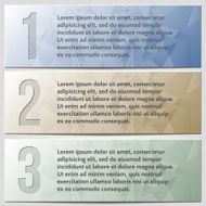 Vector infographic enumerated modern presentation banner set N6