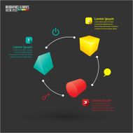 Modern infographics template N119