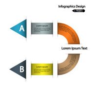 Modern circle infographics options banner N15