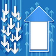 Abstract background arrow concept