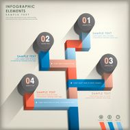 abstract 3d road infographics N7