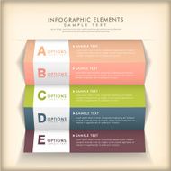 abstract 3d paper infographics N103