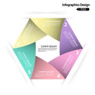 Modern infographics options banner N811