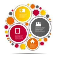 Infographic business template vector illustration N714