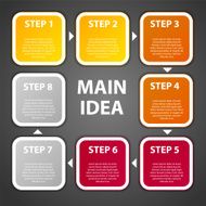 Infographic business template vector illustration N718