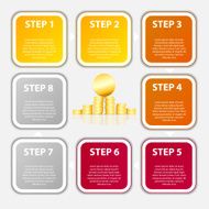 Infographic business template vector illustration N725