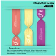 Modern colorful infographics options banner N15
