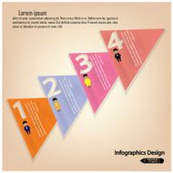 Modern colorful infographics options banner N16