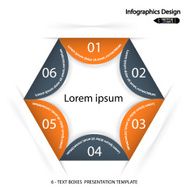 modern hexagon infographics options banner N10
