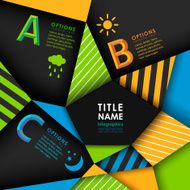 Vector abstract infographics N19