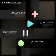 vector abstract 3d paper infographics N87