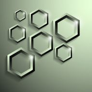 modern polygonal shape