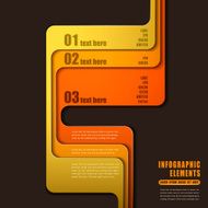 vector abstract 3d paper infographics N88