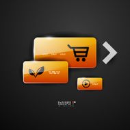 Shiny glass infographic design N9