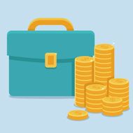 Vector business and finance concept in flat style